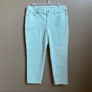 Talbots Boyfriend Jeans 
12P Cropped Stretch Denim